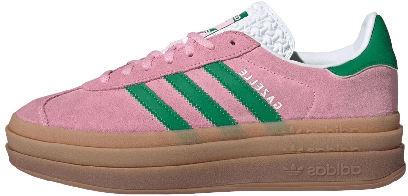 Кеды женские Adidas Gazelle Bold W True Pink/Green/Cloud White, s.40 ...