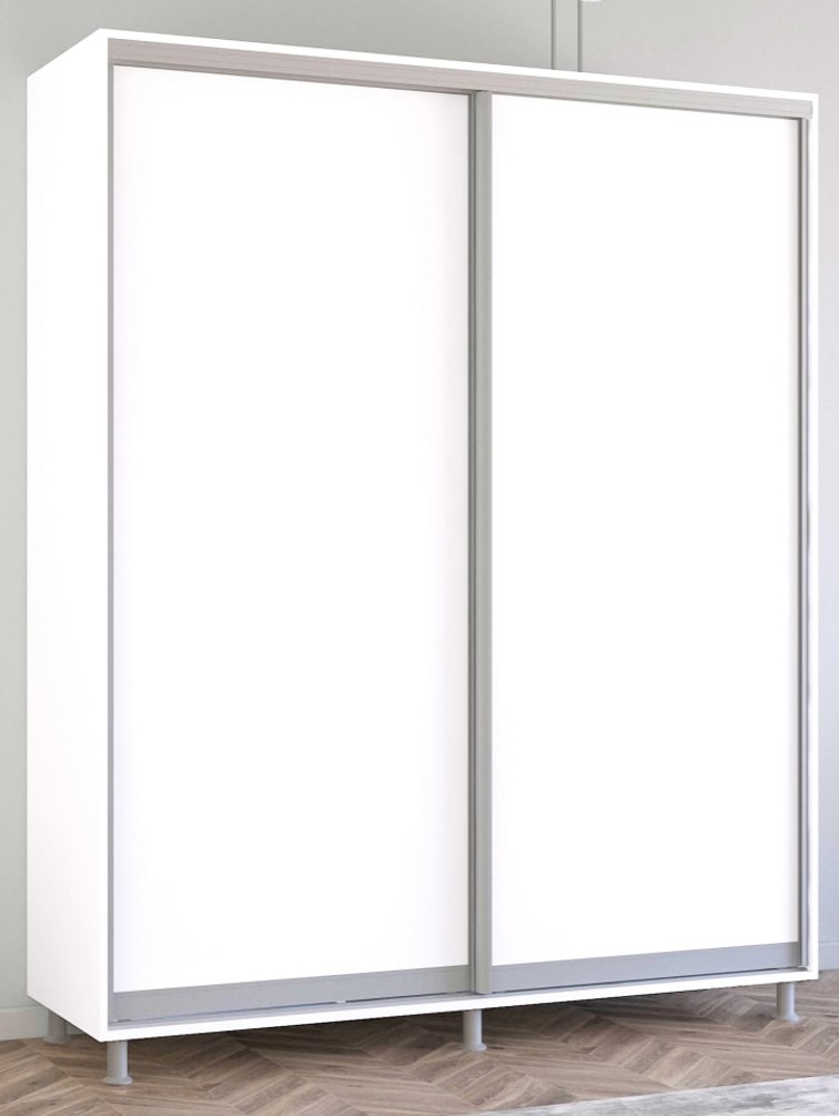 Dulap cu uşi glisante Mobildor-Lux Aron-S 150x220 White (arons4539)