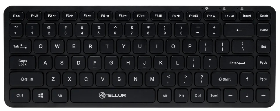 Tastatură Tellur Mini Wireless Black EN (TLL491251)