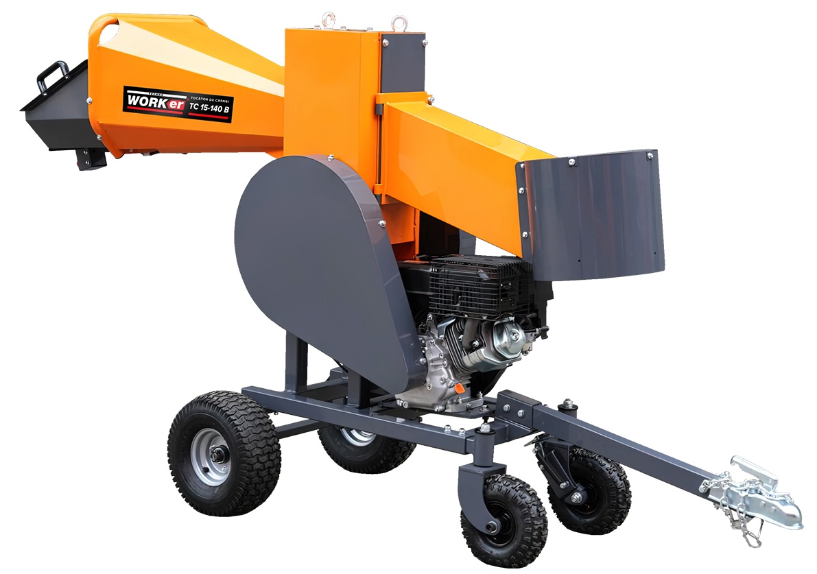 Tocător de frunze și crengi TechnoWorker TC 15-140B