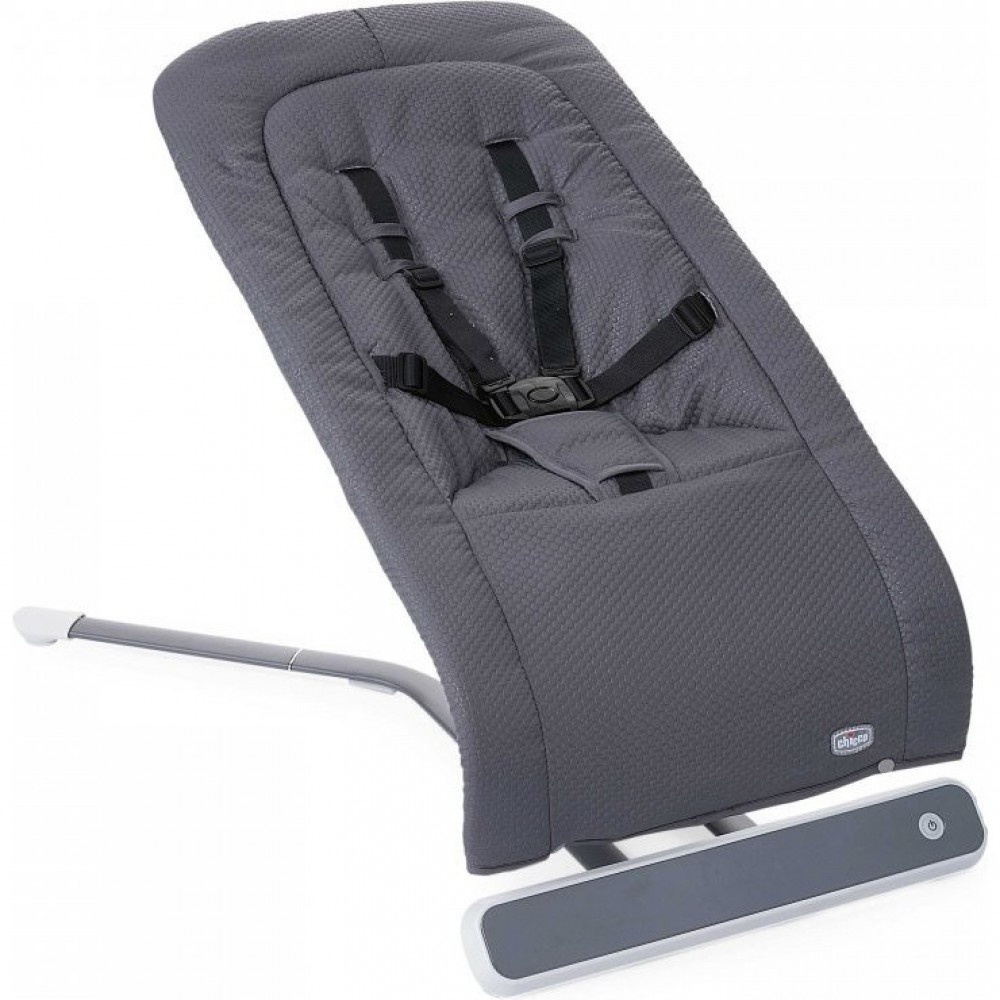 Șezlong pentru bebeluși Chicco RhythmNSound Moon Grey