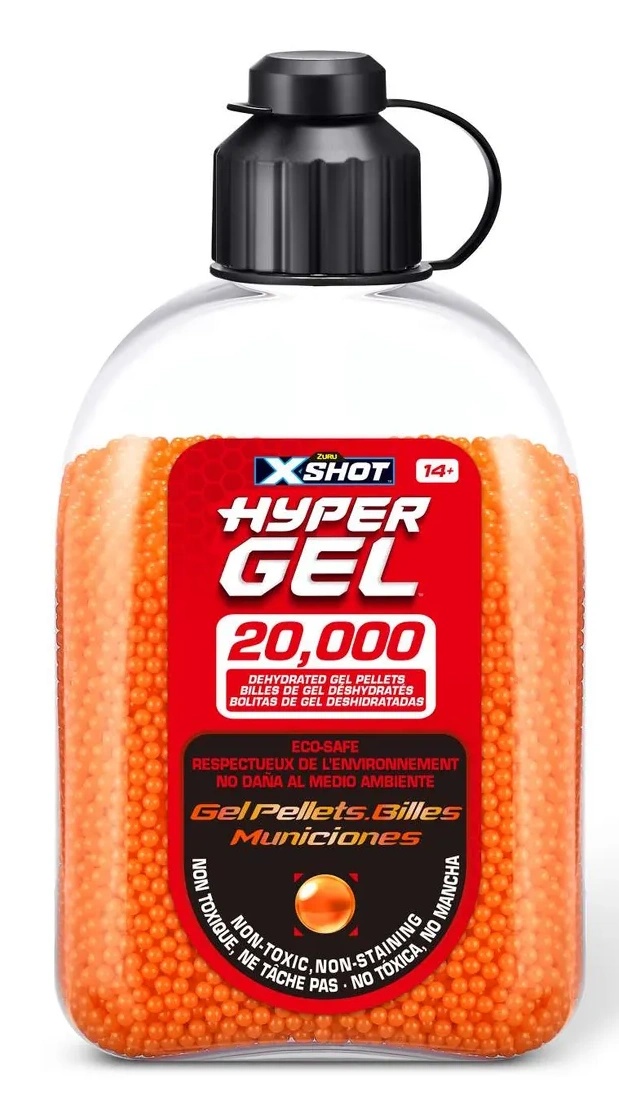Rezervă de mărgele de hidrogel Zuru X-shot Hyper Gel 20000pcs (36625)