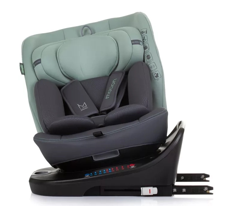 Scaun auto pentru copii Chipolino Motion Isofix 360 I-size Pastel Green (STKMOT02404P)