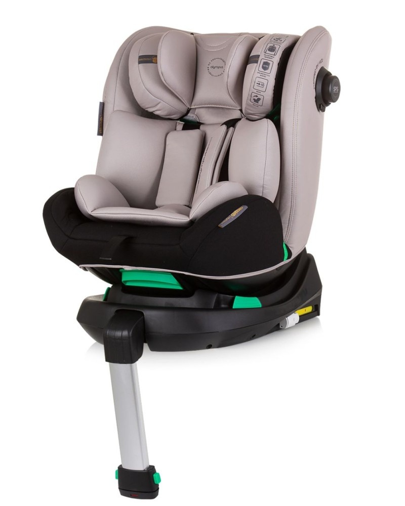 Scaun auto pentru copii Chipolino Isofix Olimpus 360 I-size Macadamia (STKOL02403MA)