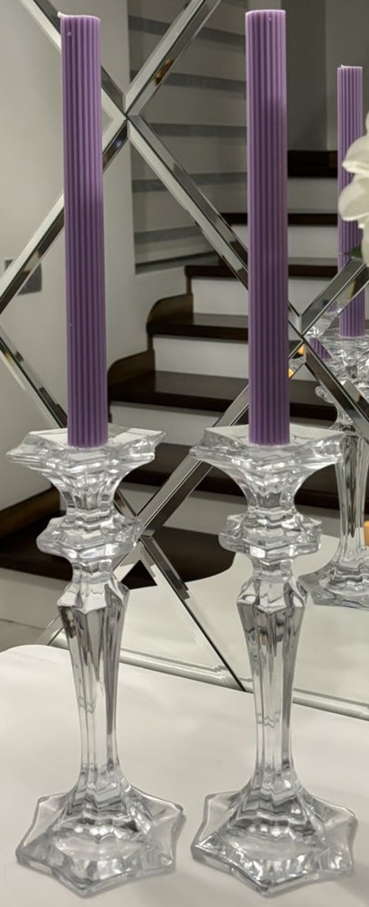 Lumânare Candittle Lavender Violet 26cm 2pcs