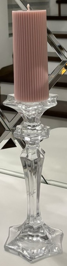 Lumânare Candittle Rose Pink 15cm