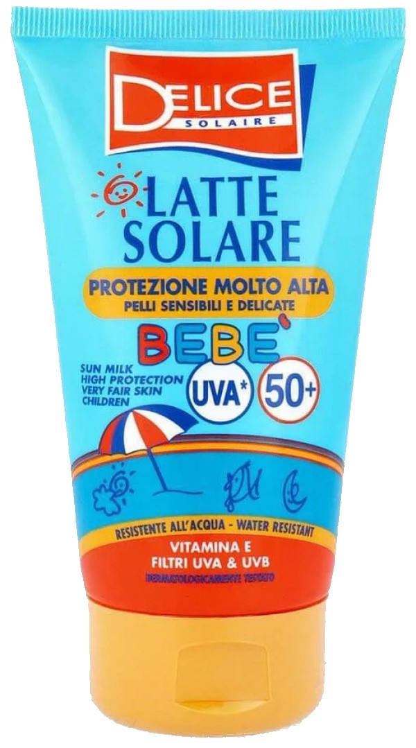 Lăptișor de protecție solară Delice Solaire Bebe Milk SPF50+ 100ml
