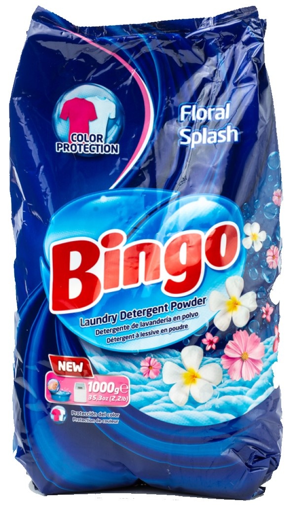 Стиральный порошок Bingo Floral Splash 1kg, купить по выгодной цене с ...