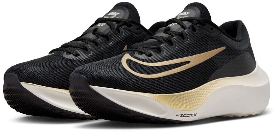 Zoom fly black white gold hotsell