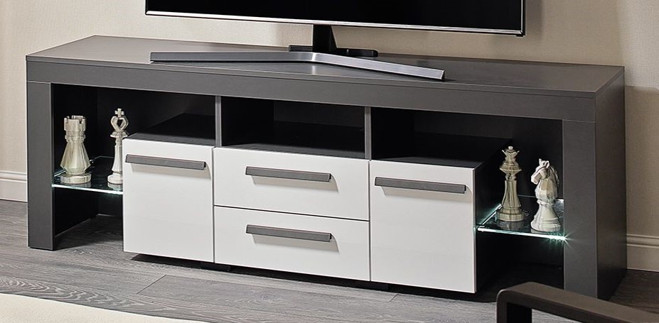 Comodă TV Ambianta TV City 1.6m Grafit