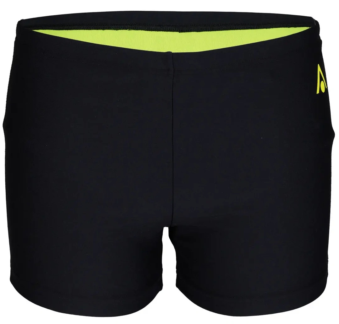Slip de înot pentru bărbați Aqua Sphere Essential Boxer Black/Yellow 75