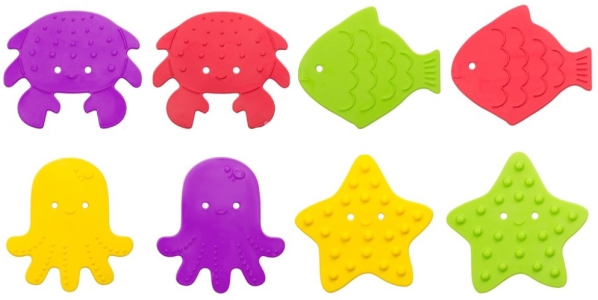 Mini covorașe de baie Roxy Kids 8pcs (RBM-010-8)