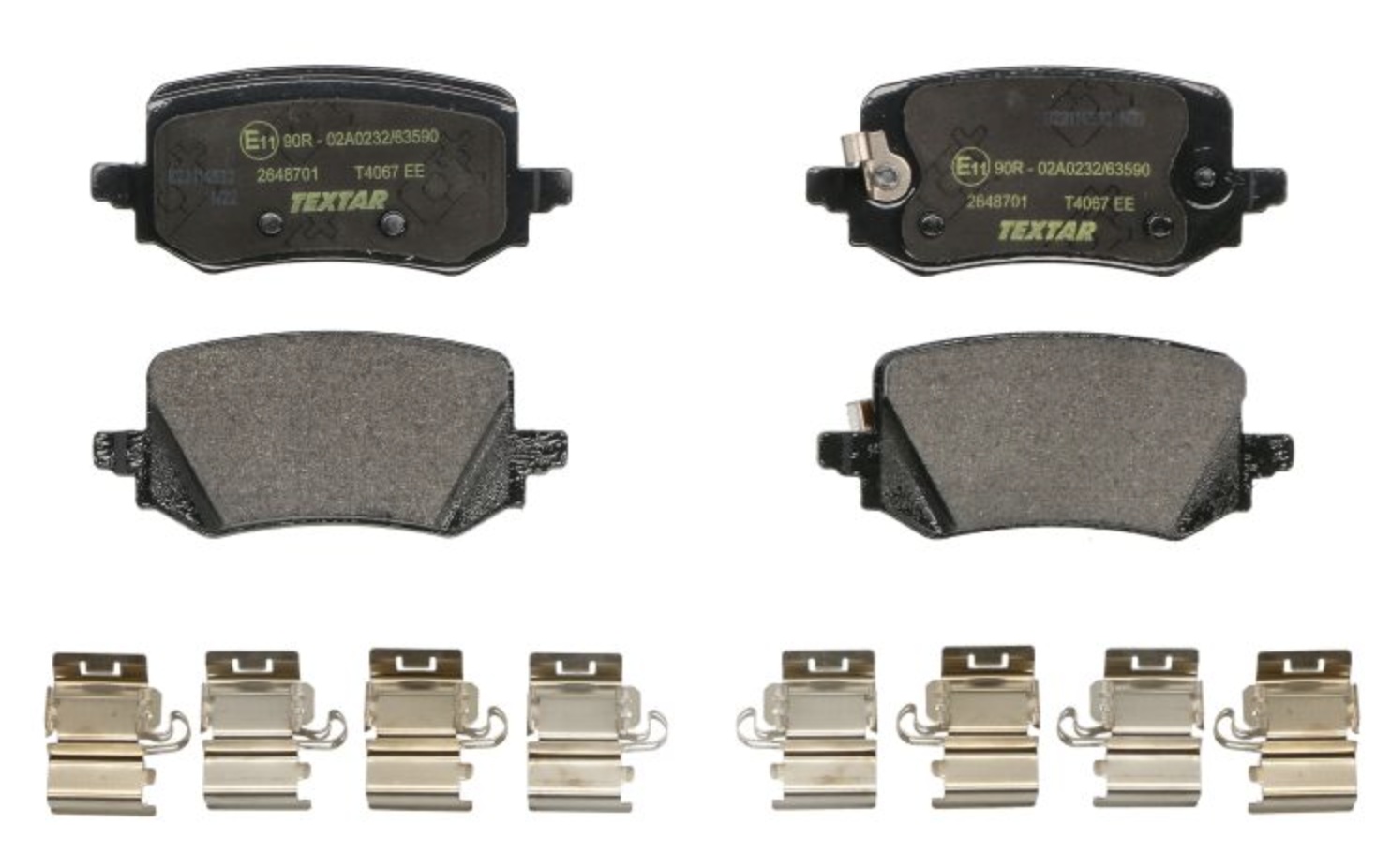 Set placute frână TEXTAR 2648701