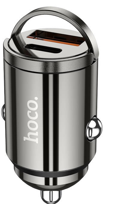 Încărcător auto Hoco DZ7 Mini Gray
