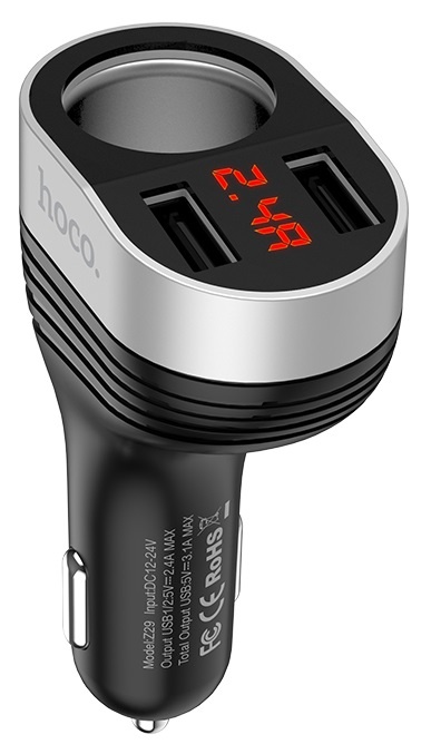Încărcător auto Hoco Z29 Regal Black