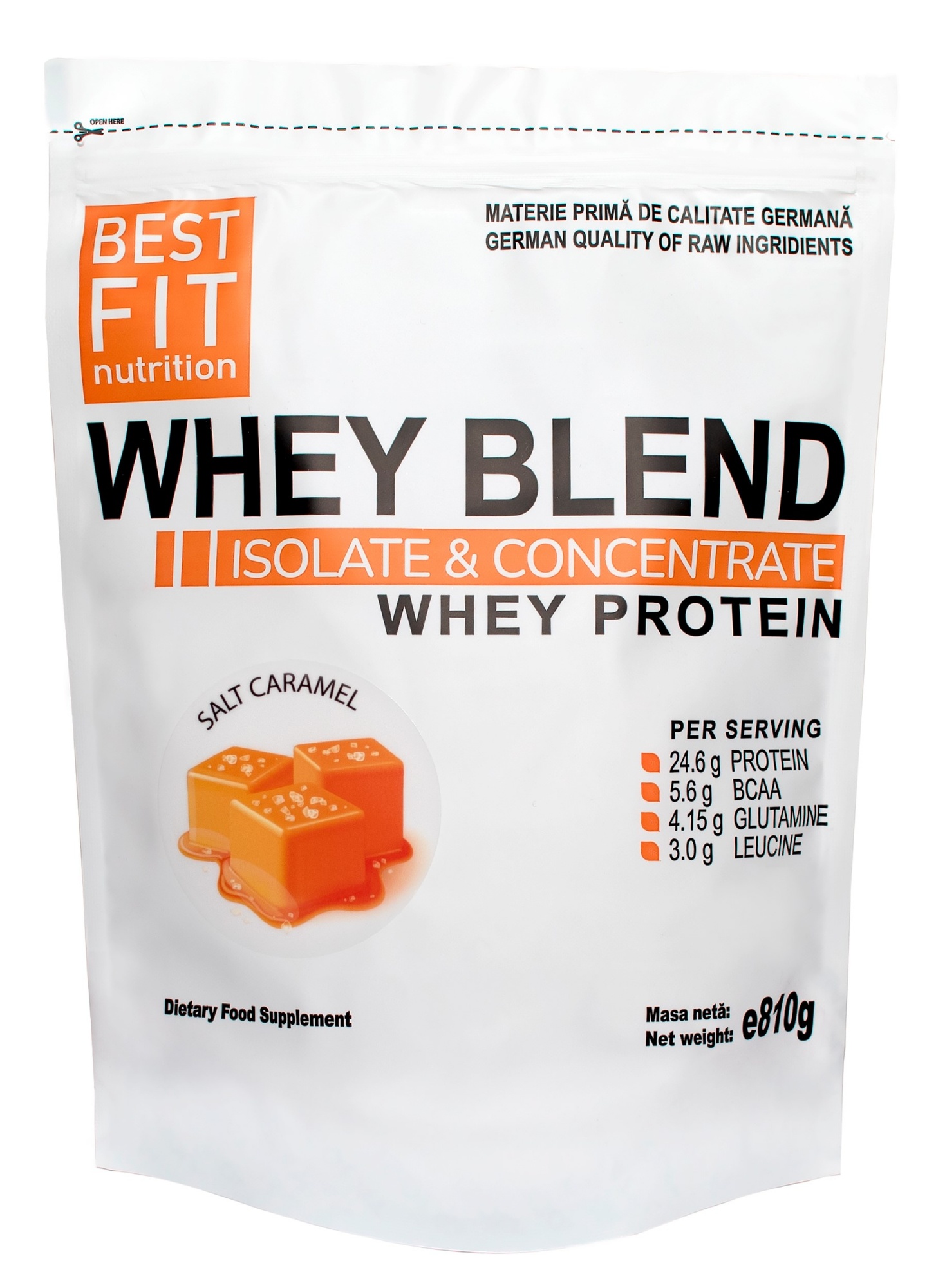 Proteină Best Fit Whey Blend Salt Caramel