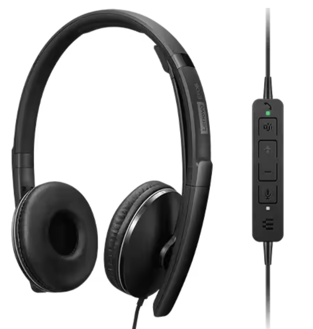 Căşti Lenovo Wired ANC Headset Gen 2 (4XD1M45627)