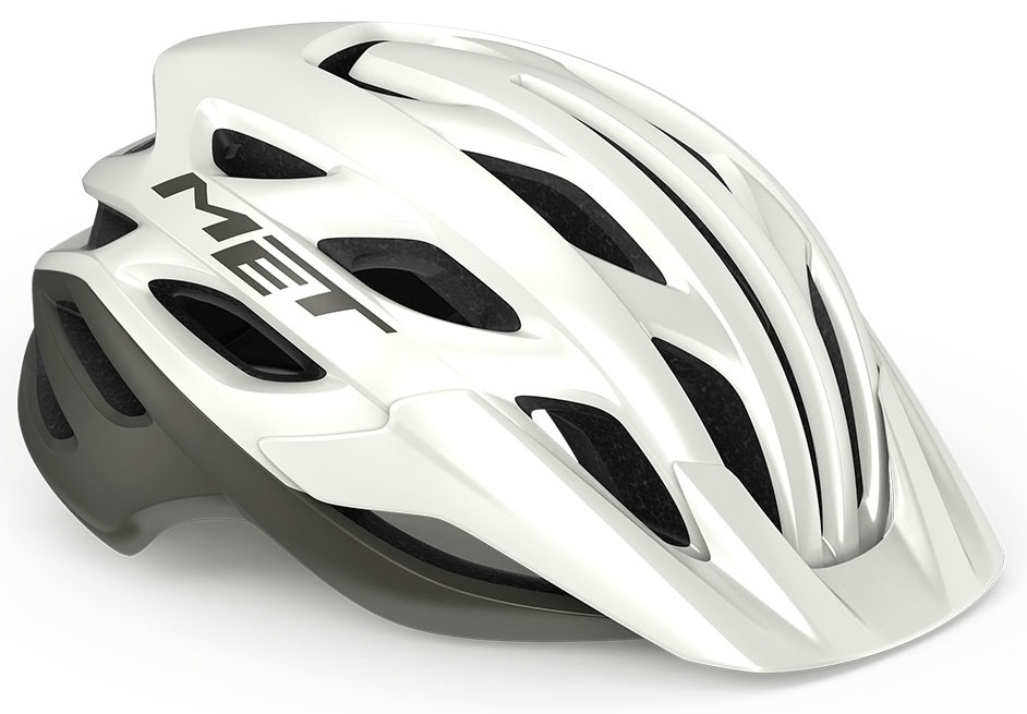 Cască Met Veleno White Gray Matt M