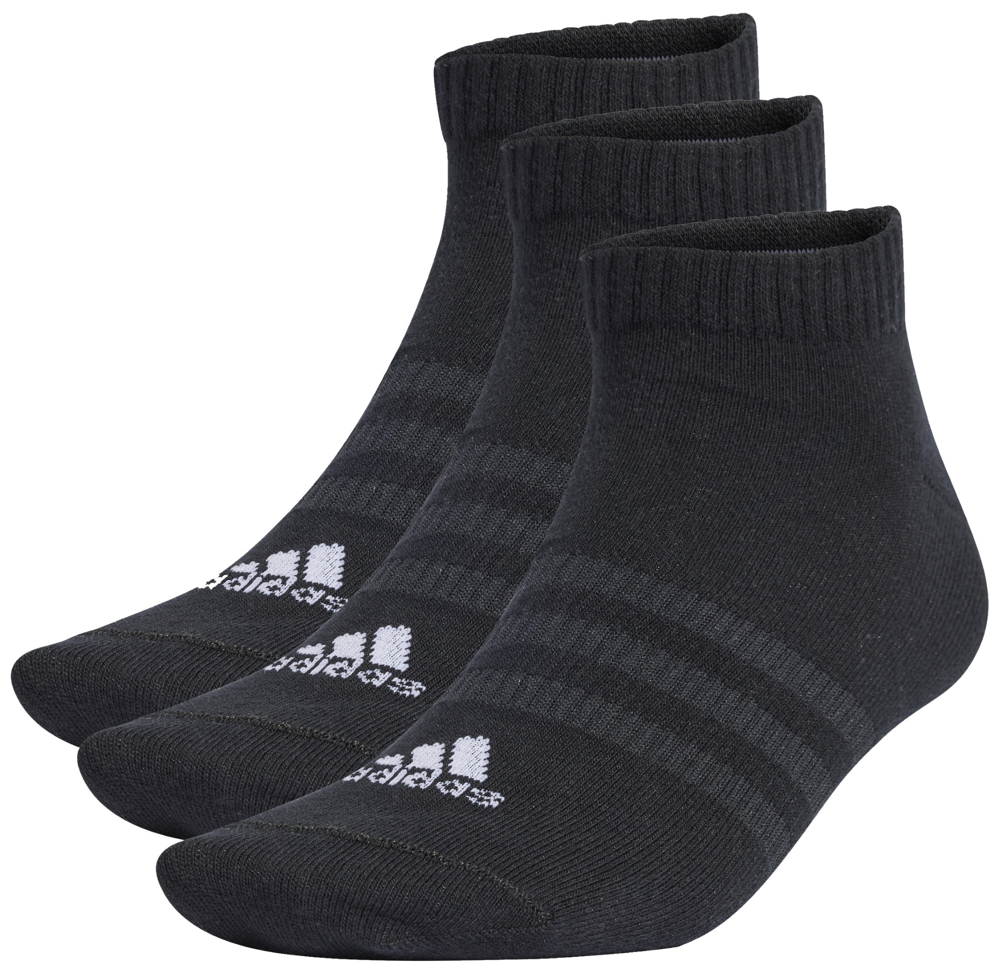 Ciorapi pentru bărbați Adidas T Spw Low 3P Black/White, s.M