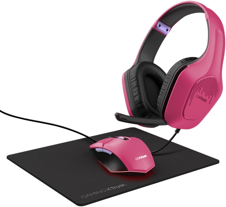 Set Trust Tridox 3-in-1 GXT 790 Zirox Pink (25179)