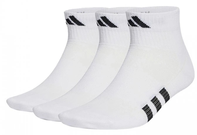 Ciorapi pentru bărbați Adidas Prf Light Mid 3P White, s.XL