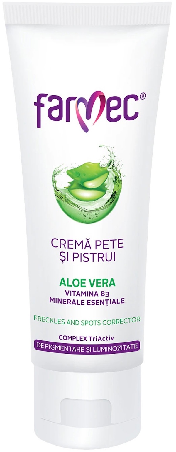Crem pentru fa Farmec Pentru Pete si Pistrui Aloe Vera 50ml  cumpr n  Chiinu i Moldova | PandaShop