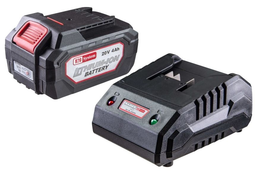 Set încărcător și acumulator Raider RDP-R20 (131167)