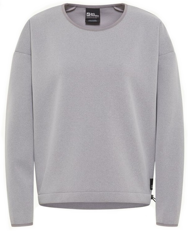 Hanorac damă Jack Wolfskin Wanderest Pullover W Dark Taupe, s.M