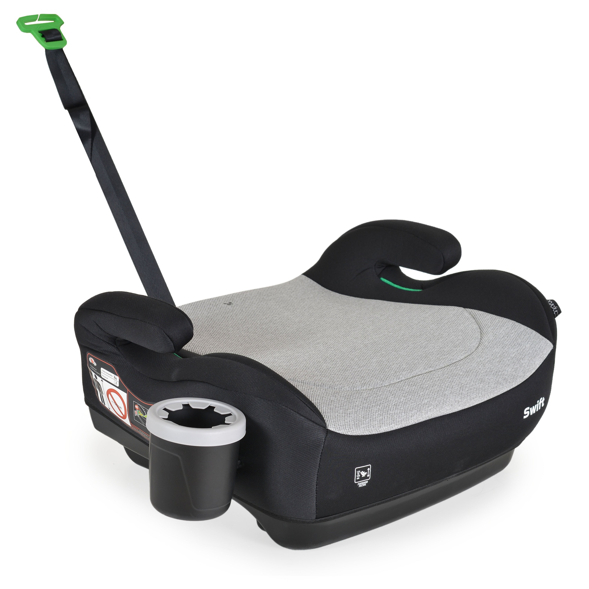Scaun auto înălțător pentru copii Cangaroo Swift Grey