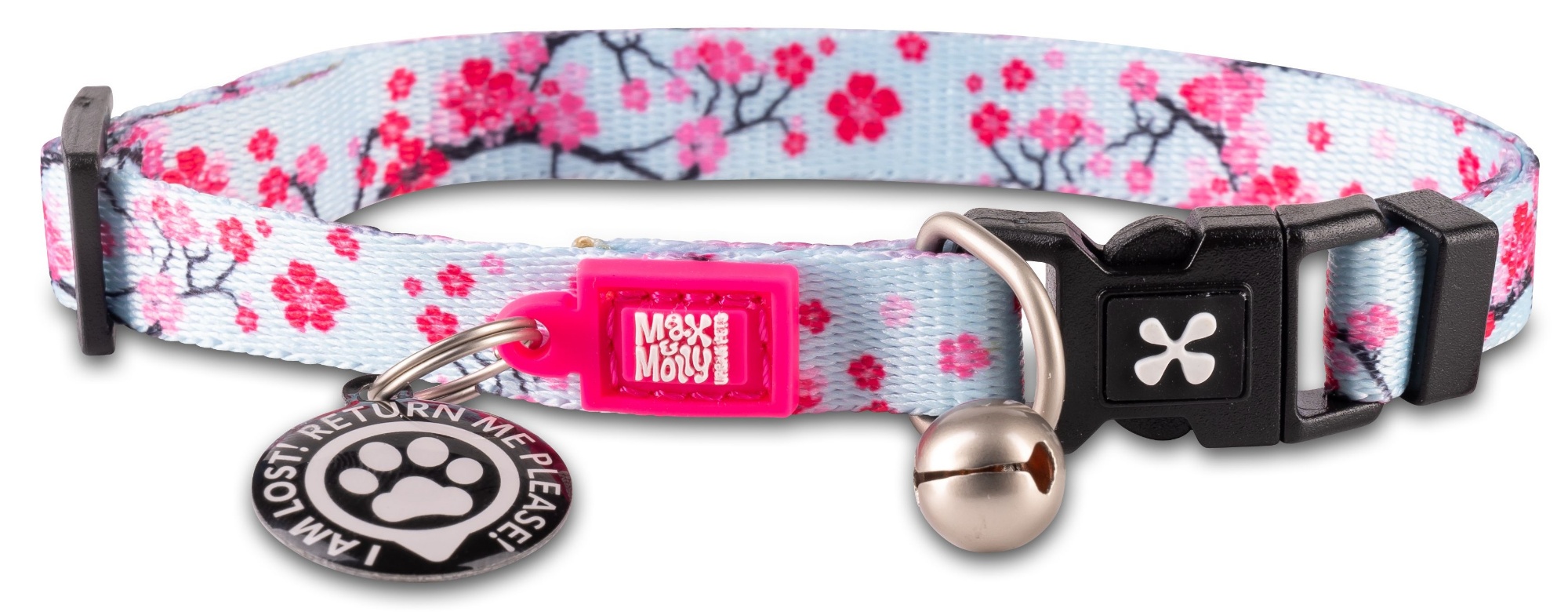 Zgardă Max & Molly Smart ID Cat Cherry Bloom