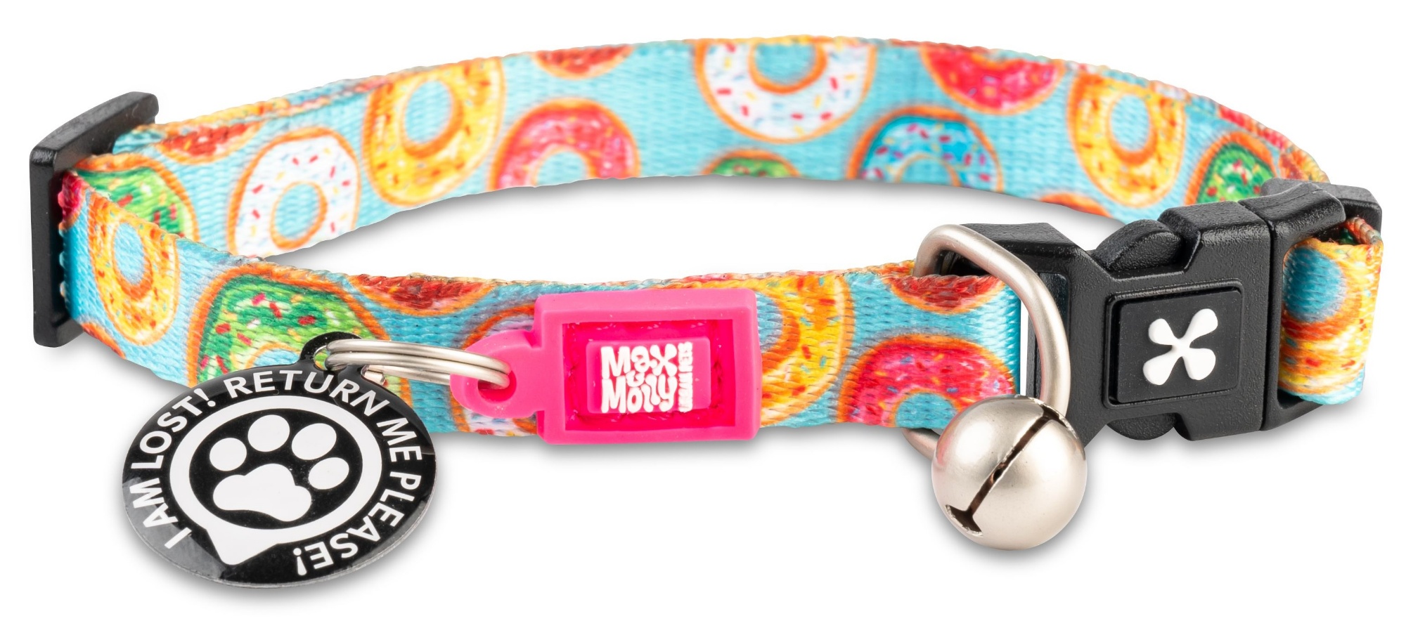 Zgardă Max & Molly Smart ID Cat Donuts