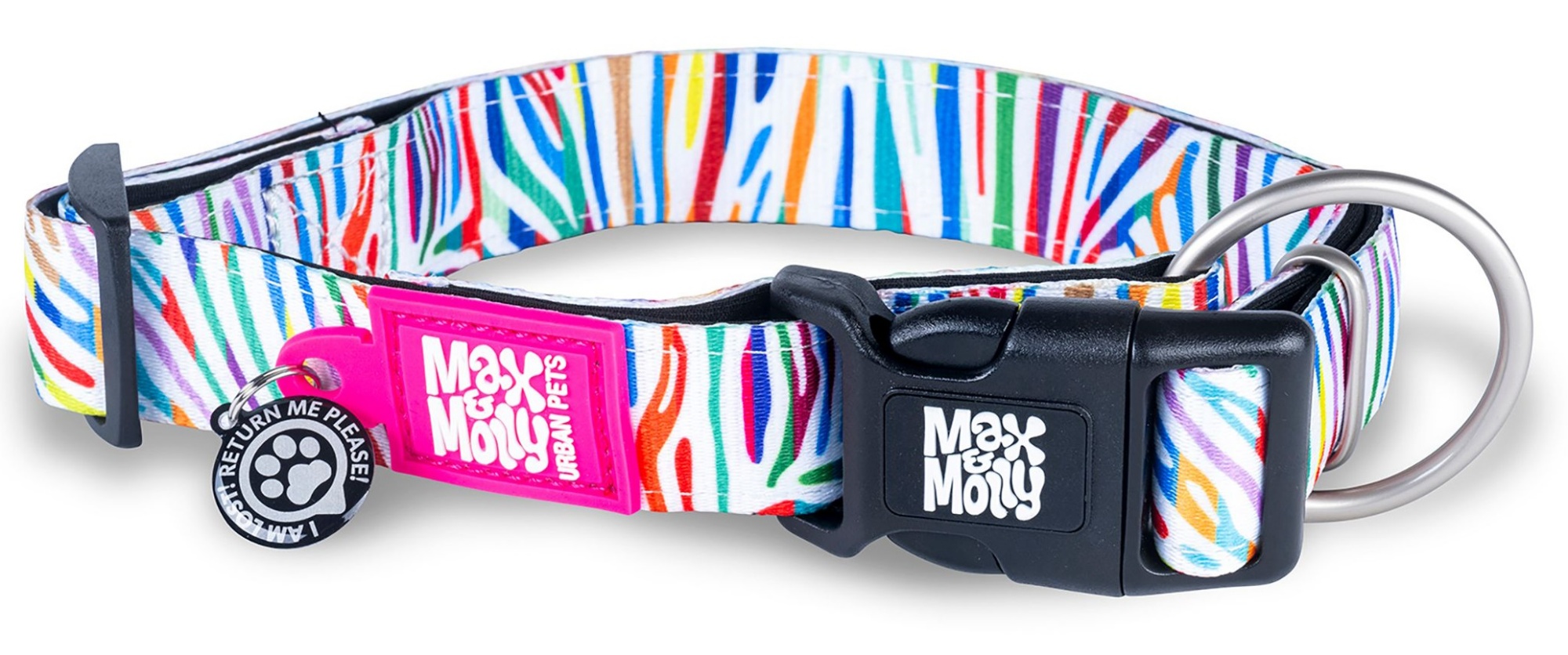 Zgardă Max & Molly Smart ID Magic Zebra 228084 L