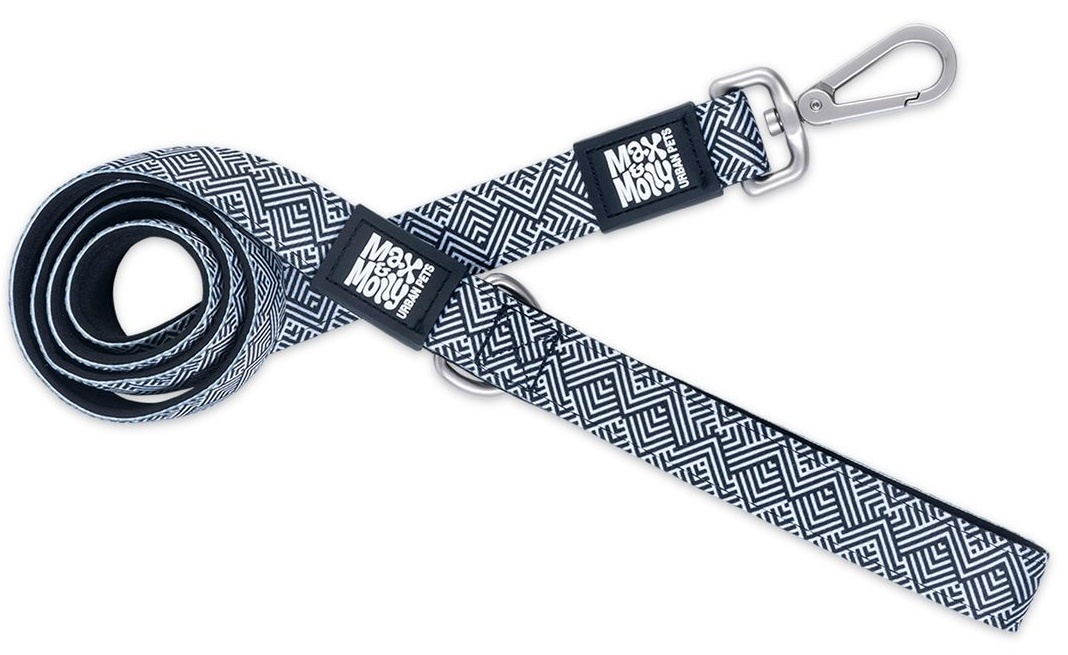 Lesă Max & Molly Mykonos Black 229006 S