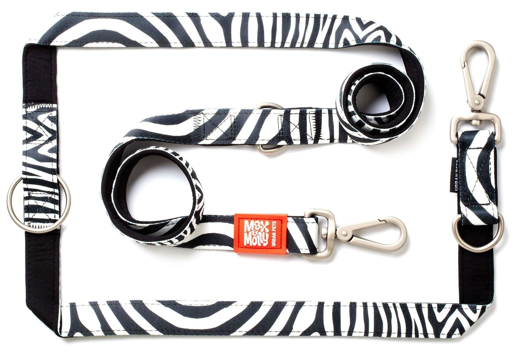 Lesă Max & Molly Multi-Functional Zebra 117011