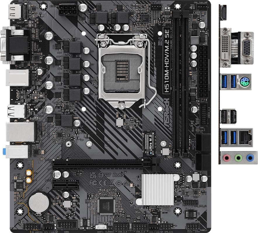Placă de bază ASRock H510M-HDV/M.2 SE