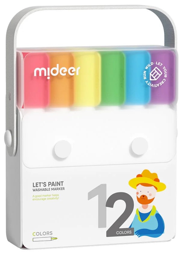 Set carioci Mideer 12 Color (MD1296)