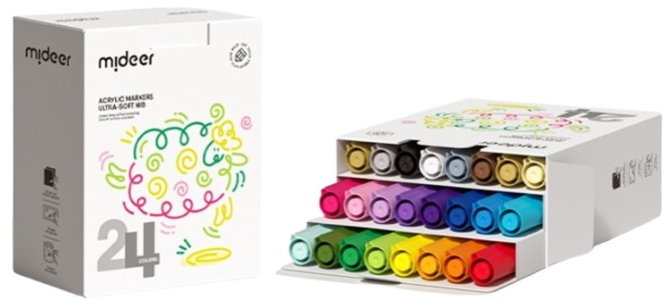 Set carioci Mideer 24 Color (MD1260)