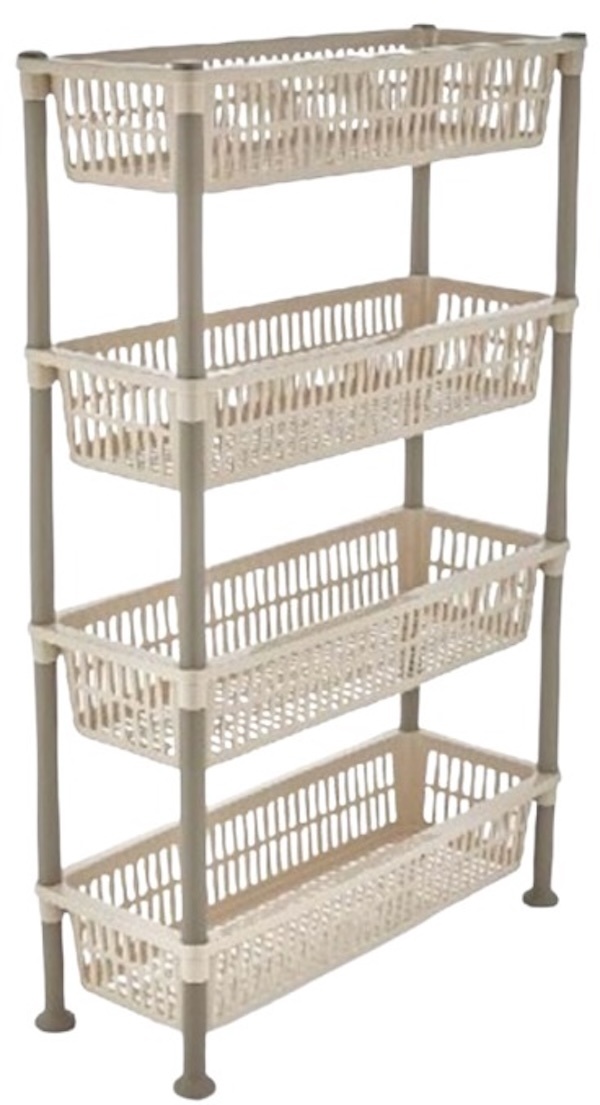 Etajeră Bursev Grey 39.5x30x82cm 5158.07