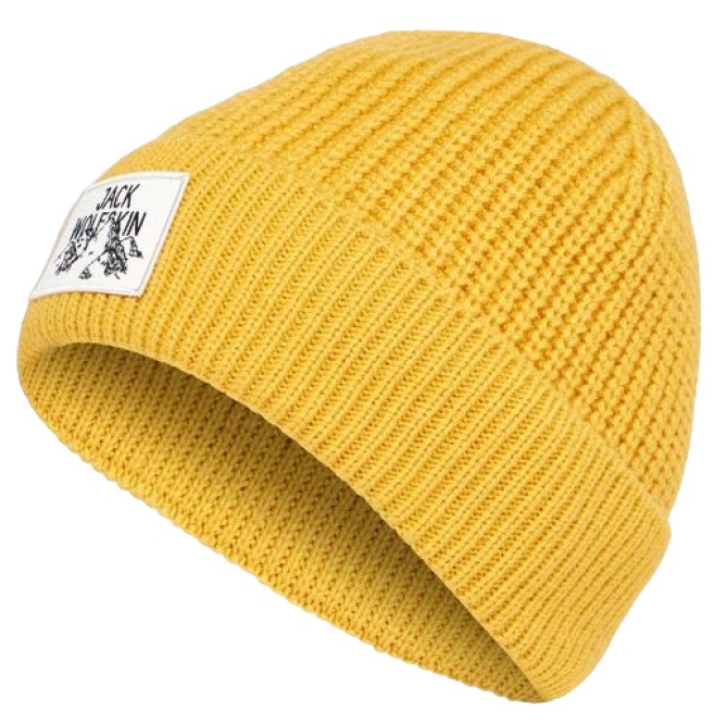 Jack Wolfskin Badge Beanie Mustard