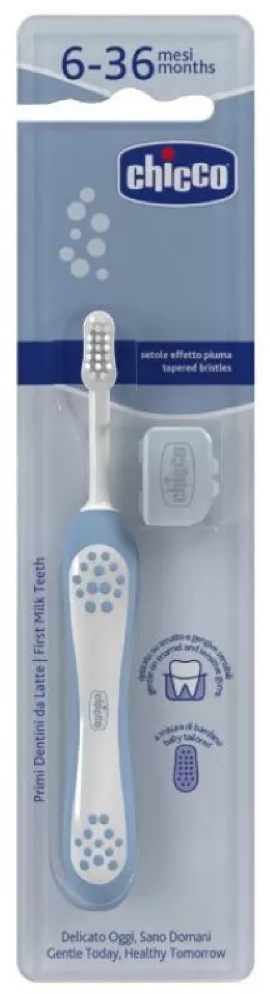 Periuta de dinti pentru copii Chicco Indigo 6-36m