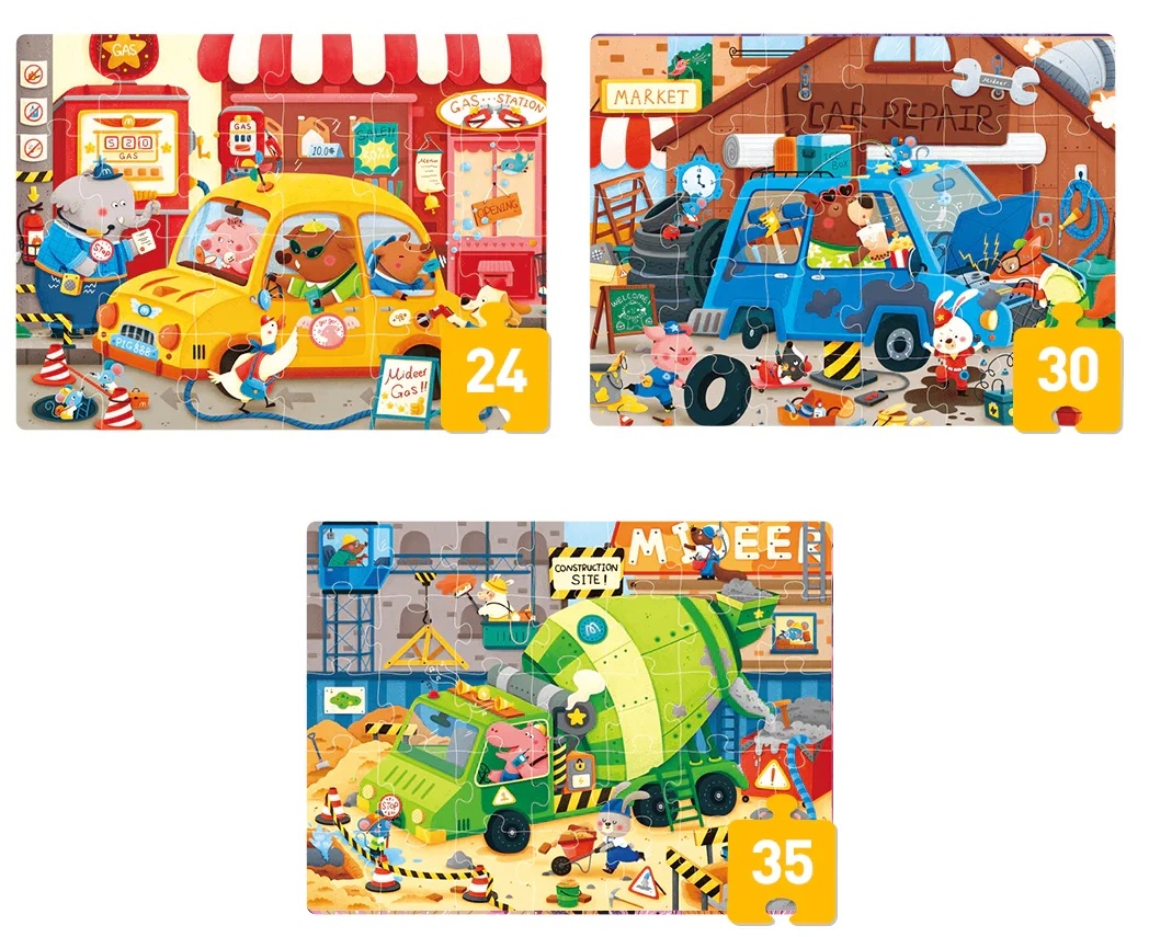 Puzzle Mideer 3in1 Level Up 3 (MD1477)