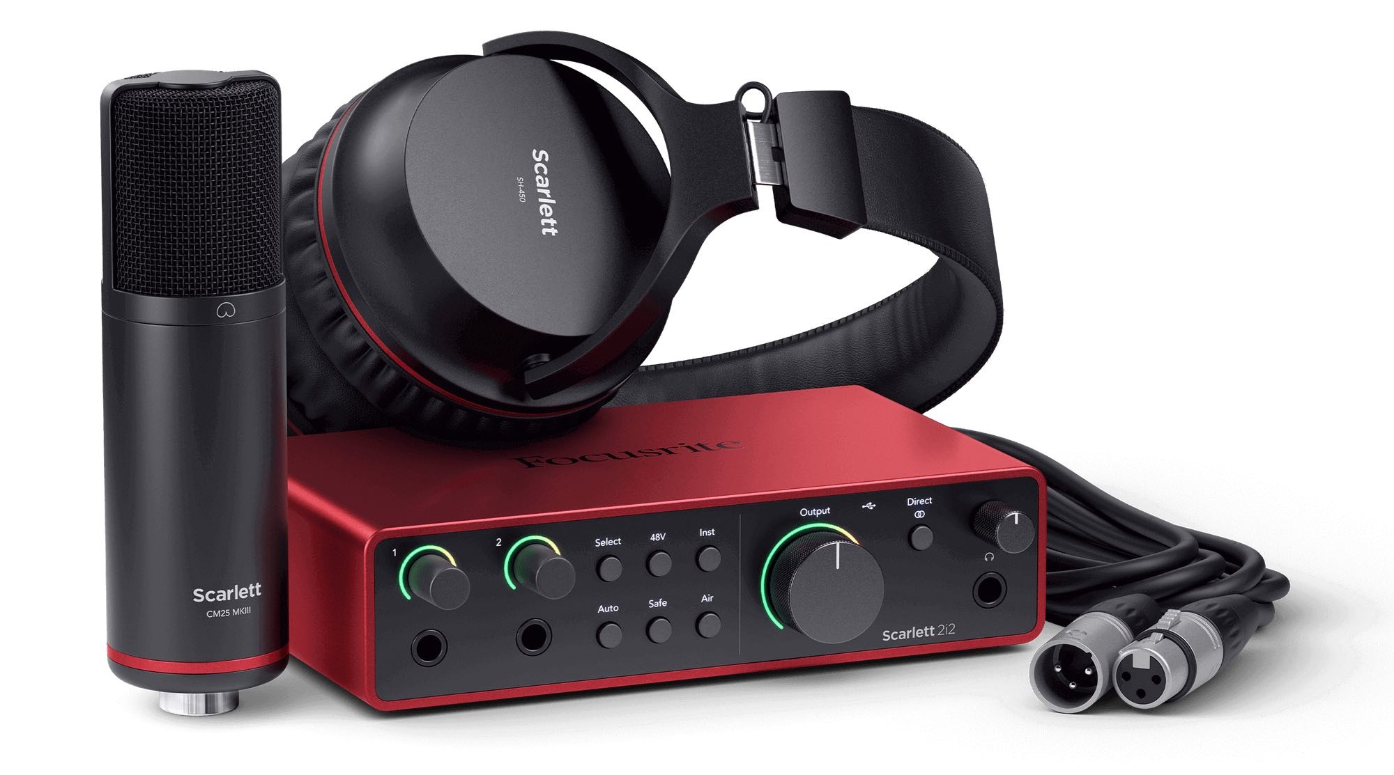 Focusrite Scarlett 2i2 4th Gen Studio Set