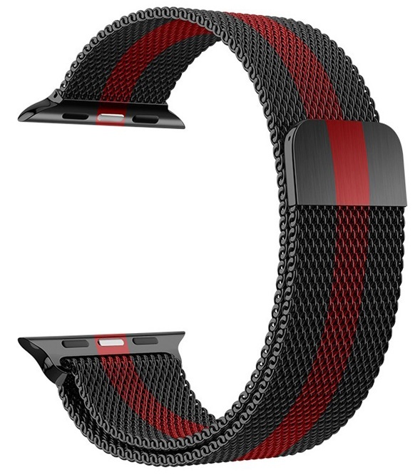 Curea Hoco iWatch WA03 42/44/45/49mm Black and Red