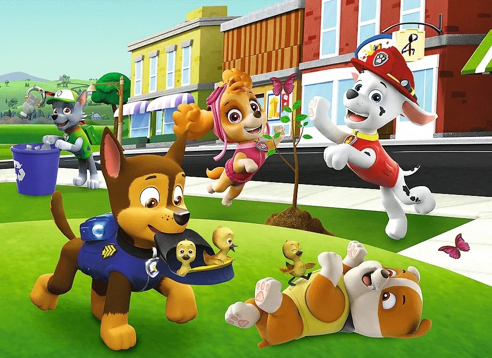 Puzzle Trefl 30 Dogs in action