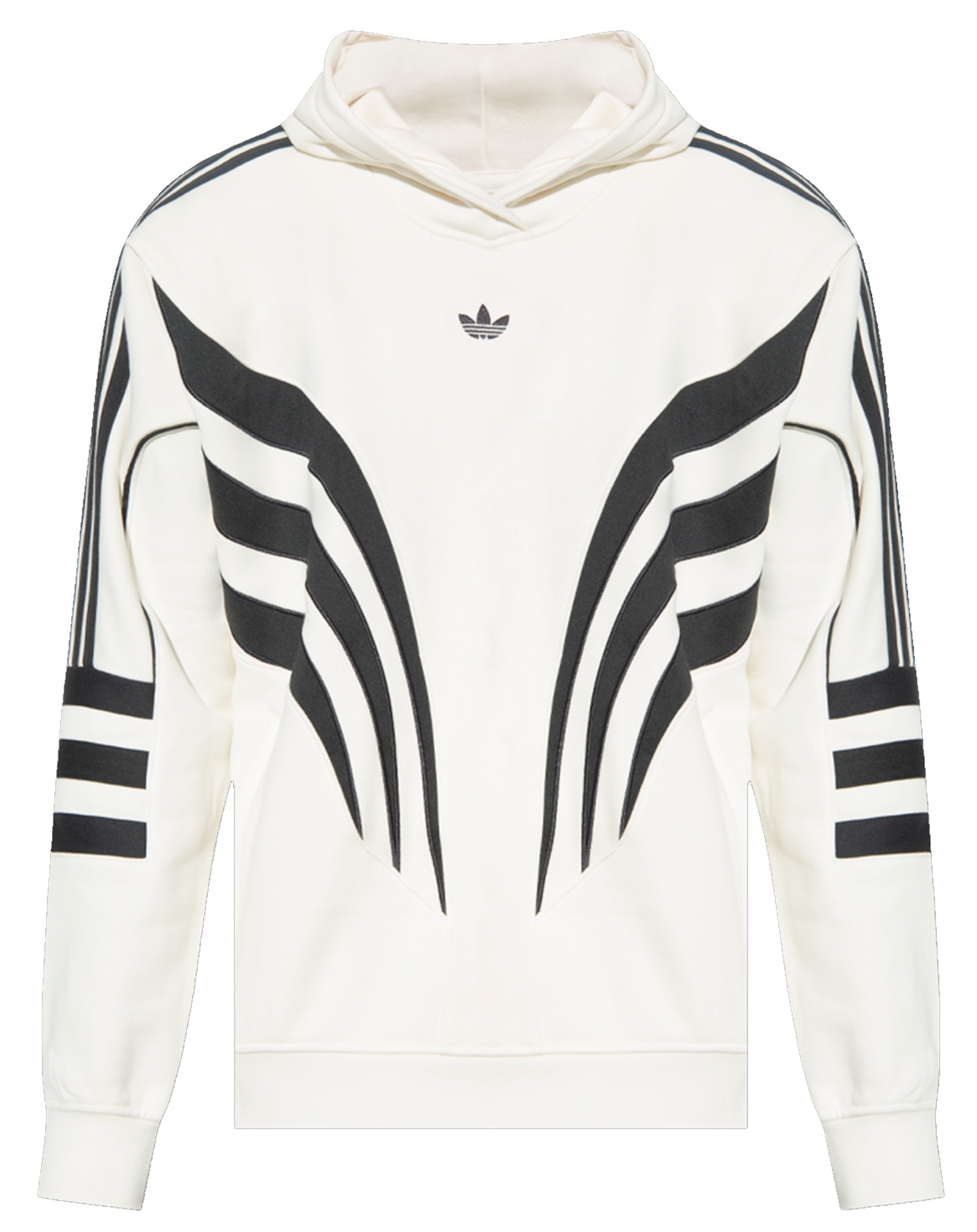 Hanorac pentru bărbați Adidas Q3 Atl Hooded Cloud White, s.XXL