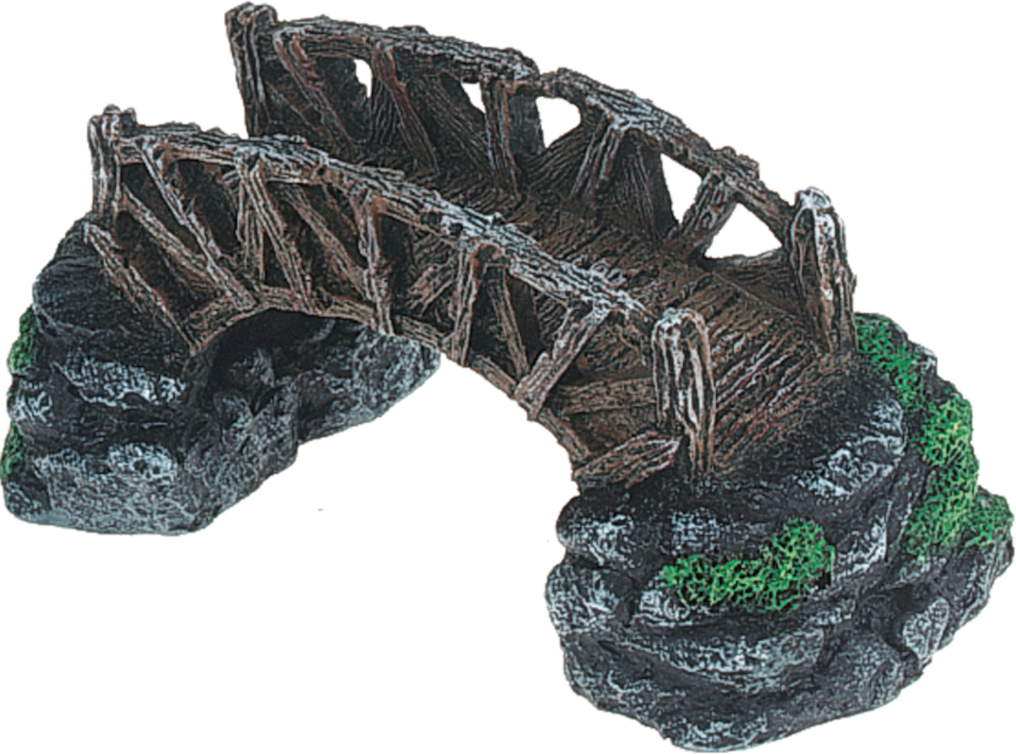 Decor pentru acvarii și terarii Flamingo Bridge with Moss (401154)