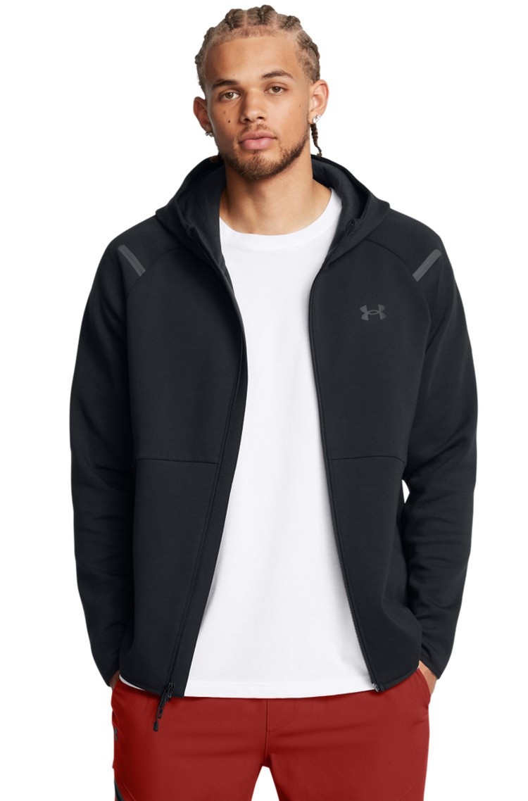 Мужская толстовка Under Armour Unstoppable Flc Fz Hd Eu Black, s.L ...
