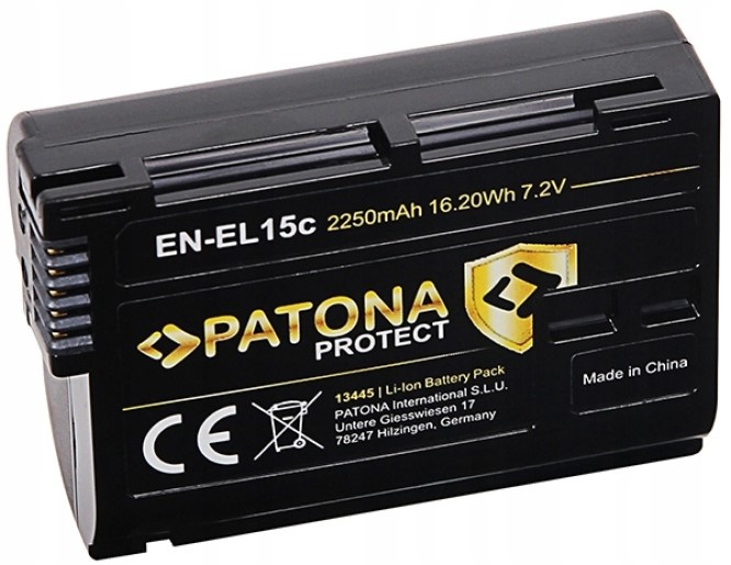 Acumulator Patona Project for Nikon EN-EL15C