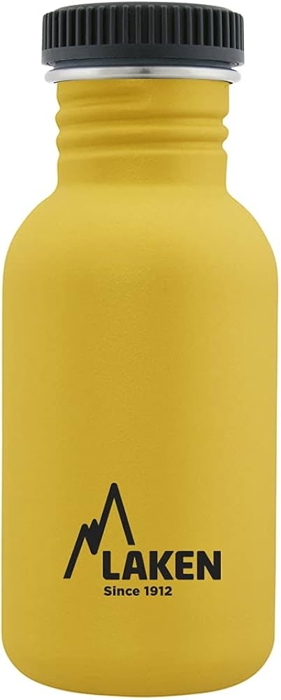 Sticlă pentru apă Laken Basic Steel 0.5L Yellow (BS50AM)
