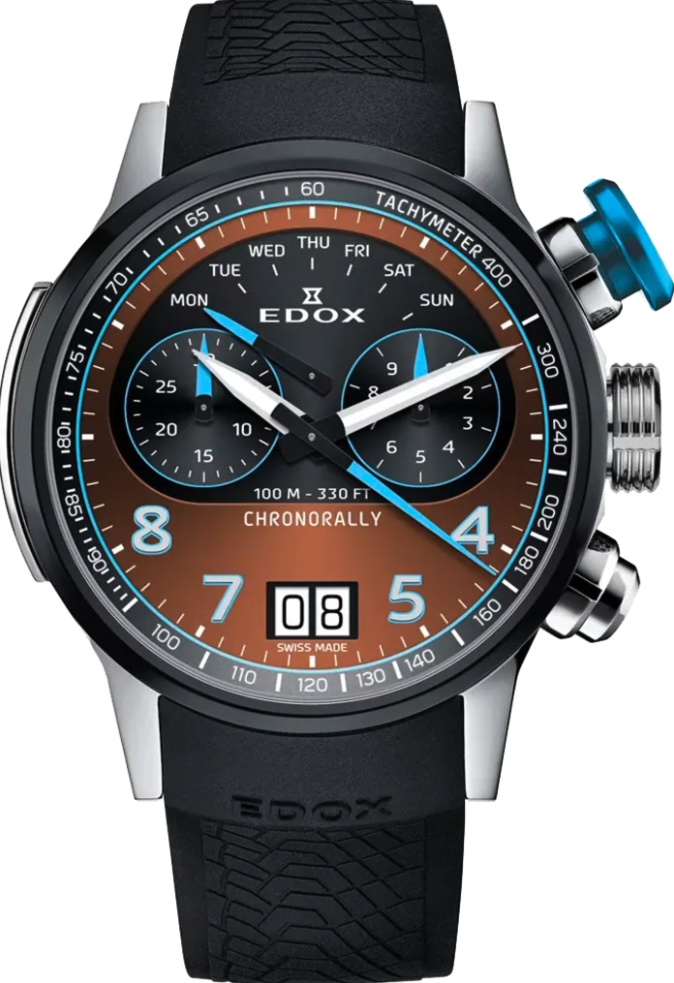 Edox 38003-TINBU-BRNBU